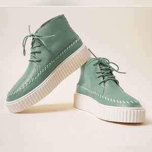 Charlotte Stone Darcy leather shoes in comet